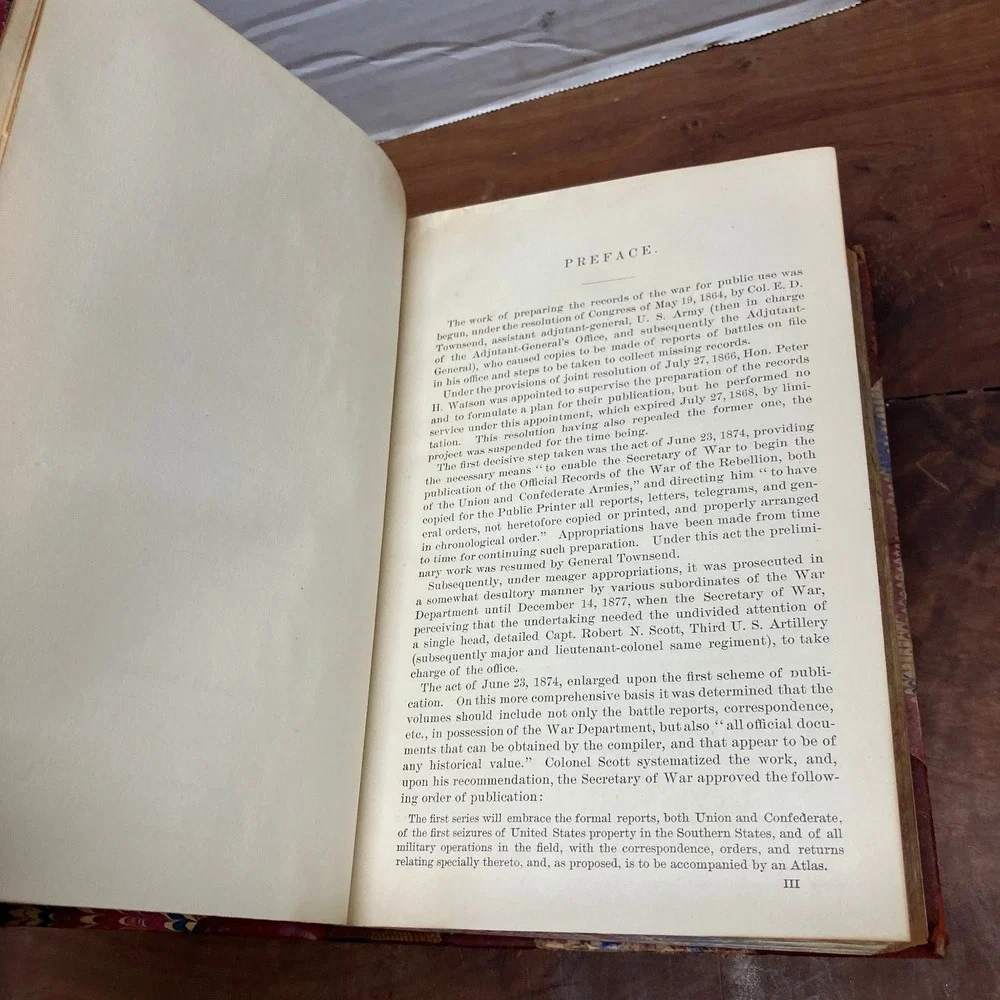 War of the Rebellion Official Records Series III Vol IV 1900 Civil War US